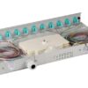Cassetto Ottico 19'' Assemblato con 12 Bussole e 24 Pigtails LC Duplex Multimodale OM3 - immagine 3