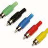 Connettore Audio RCA Maschio in plastica, Rosso - immagine 3