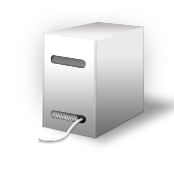 Matassa S/FTP Cavo Cat.6 PIMF CCA 305m Rigido Bianco - immagine 3