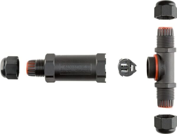 Raccordo di Connessione a T Impermeabile IP68 per Cavo Elettrico - immagine 3