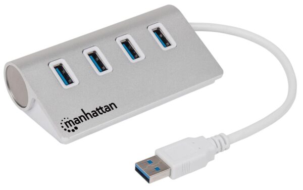 Hub USB3.0 4 porte Silver - immagine 3