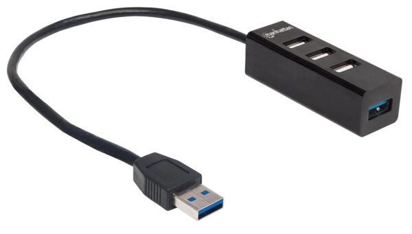 Hub USB 3.0/2.0 Combo 4 porte Nero - immagine 3