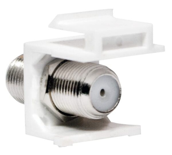 Adattatore Keystone BNC 75 Ohm F/F Bianco - immagine 3