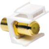 Adattatore Keystone RCA/F F/F Giallo - immagine 3