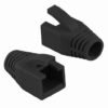 Copriconnettore per Plug RJ45 Cat.6 8mm Nero - immagine 3