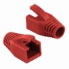 Copriconnettore per Plug RJ45 Cat.6 8mm Rosso - immagine 3
