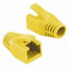 Copriconnettore per Plug RJ45 Cat.6 8mm Giallo - immagine 3