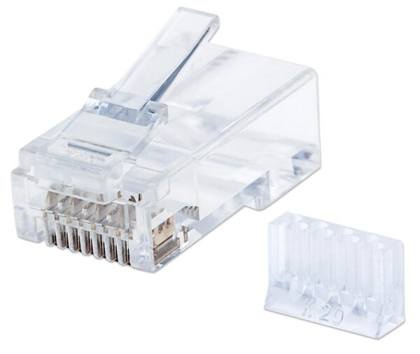 Confezione da 90 Plug Modulari Cat.6 RJ45 UTP - immagine 3