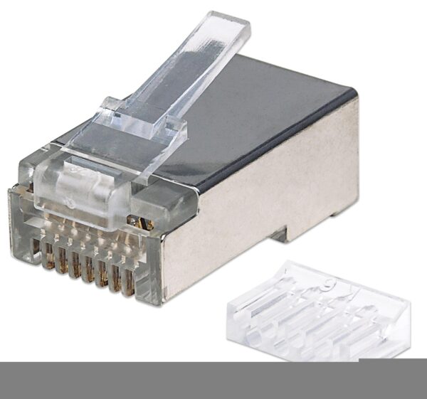 Confezione da 90 Plug Modulari Cat.6 RJ45 STP - immagine 3