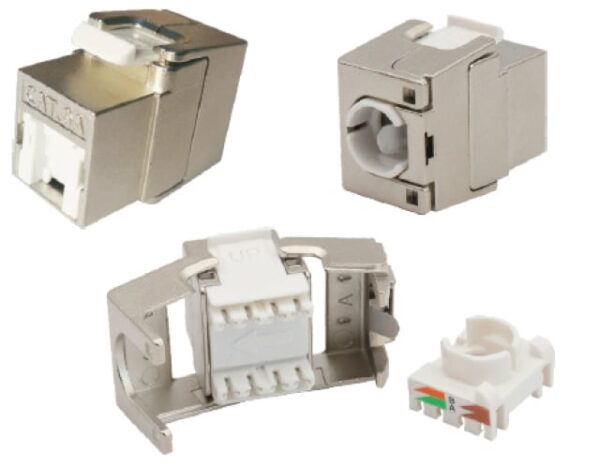 Frutto Keystone RJ45 Cat.6A STP AWG22-26 Short Body - immagine 3
