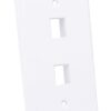 Placca Porta Frutti 2 Posti Mod.503 Bianco - immagine 2