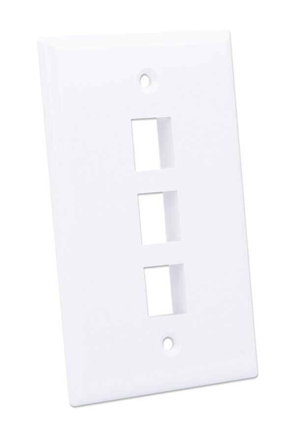 Placca Porta Frutti 3 Posti Mod.503 Bianco - immagine 2