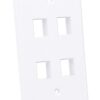 Placca Porta Frutti 4 Posti Mod.503 Bianco - immagine 2