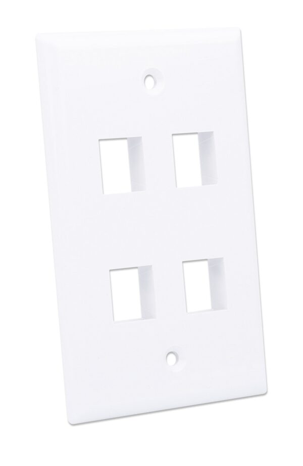 Placca Porta Frutti 4 Posti Mod.503 Bianco - immagine 2