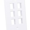 Placca Porta Frutti 6 Posti Mod.503 Bianco - immagine 2