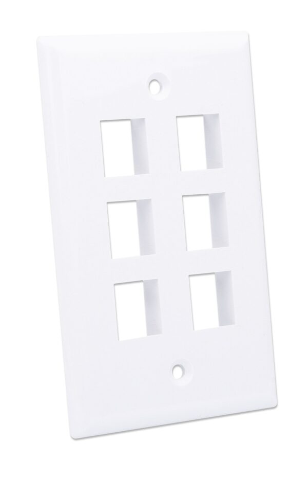 Placca Porta Frutti 6 Posti Mod.503 Bianco - immagine 2