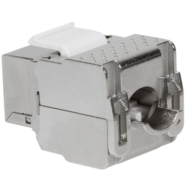 Frutto Keystone RJ45 Cat6A 10Gigabit STP 180° Toolless - immagine 3