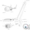 Lampada LED con Lente d'ingrandimento a 5 Diottrie Attacco a Morsetto - immagine 3