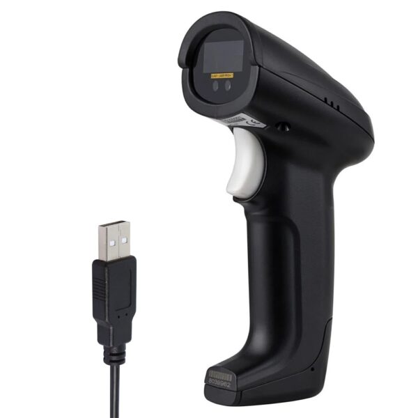 Lettore Codici a Barre USB Laser Barcode Reader 1D IP50 - immagine 3