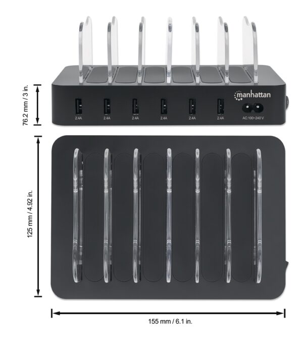 Docking Station Stazione di ricarica 6 porte USB - immagine 3