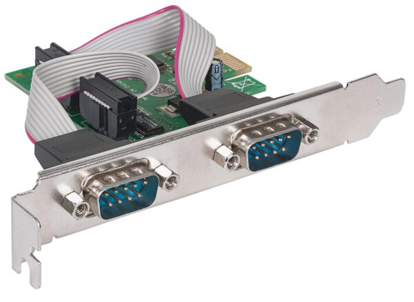 Scheda PCI Express Seriale 2 Porte DB9 M - immagine 3