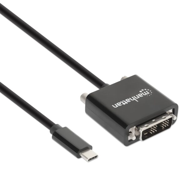 Cavo Adattatore USB-C™ Maschio a DVI Maschio 2m Nero - immagine 3