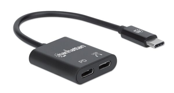 Adattatore Audio USB-C™ Maschio 2x USB-C™ Femmina - immagine 2