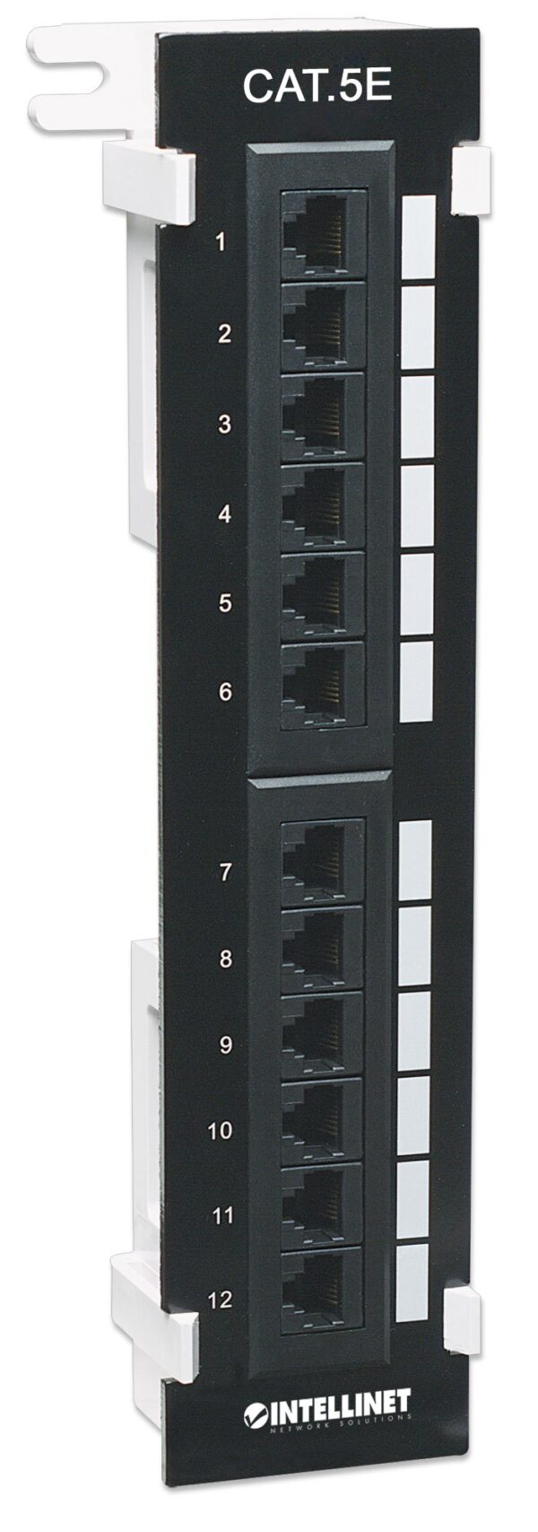 Pannello Patch 12 Porte UTP Cat5e Installazione a Muro - immagine 3