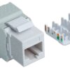 Frutto Keystone RJ45 UTP Cat6 Bianco - immagine 3