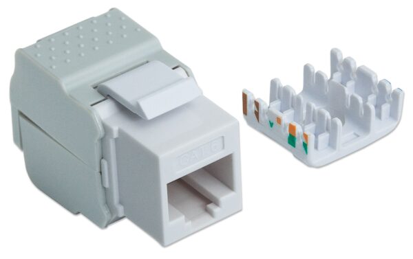 Frutto Keystone RJ45 UTP Cat6 Bianco - immagine 3