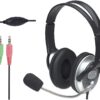 Cuffia Stereo Classica con Microfono 2x3.5mm - immagine 3