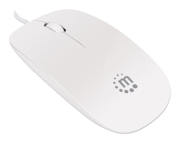 Mini Mouse Ottico USB Silhouette Cavo 1,2m Bianco - immagine 3