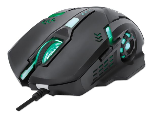 Mouse Ottico Gaming USB 3200dpi Retroilluminazione LED RGB - immagine 2