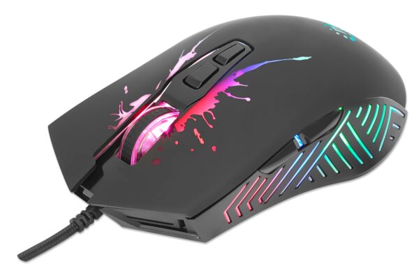 Mouse ottico Gaming LED RGB con cavo USB - immagine 3