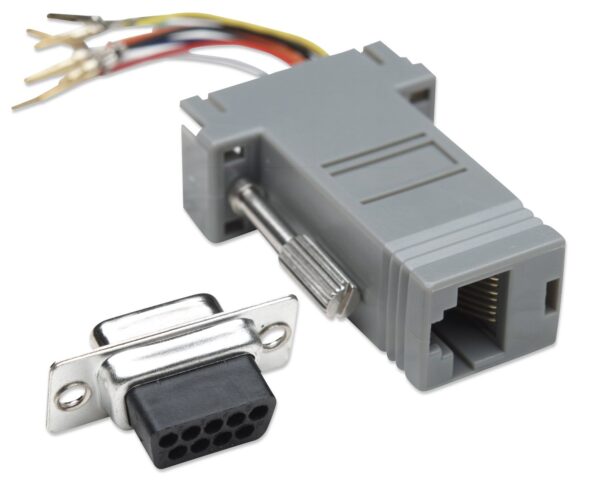 Adattatore Modulare DB 9p.F / RJ45 8 fili - immagine 3