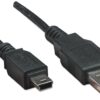 Cavo USB 2.0 A maschio/mini B 5 pin maschio 4,5 m Nero - immagine 3