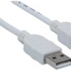 Cavo USB 2.0 A maschio/B maschio 1m Bianco - immagine 3