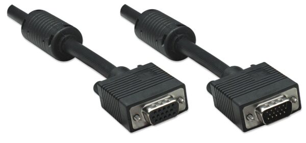 Cavo Prolunga SVGA M/F con ferrite da 3 m - immagine 3