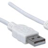 Cavo USB 2.0 A maschio/Micro B maschio 3 metri Bianco - immagine 3