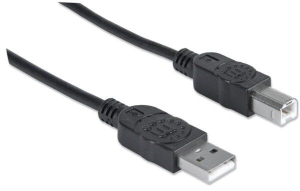 Cavo USB 2.0 A maschio/B maschio 1.8m Nero - immagine 3