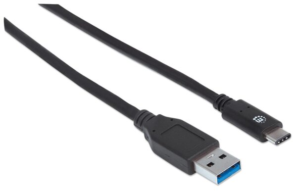 Cavo USB 3.2 Gen2 A Maschio / USB-C™ Maschio 1m Nero - immagine 3