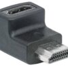 Adattatore HDMI M/F 90° verso l'alto - immagine 3