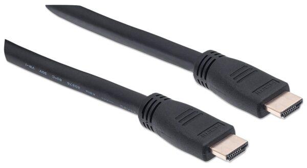 Cavo HDMI CL3 High Speed con Ethernet A/A M/M 15m Nero - immagine 3
