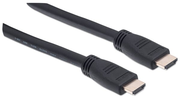 Cavo HDMI CL3 High Speed con Ethernet A/A M/M 10m Nero - immagine 3