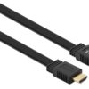 Cavo HDMI High Speed With Ethernet Piatto 10m nero - immagine 3