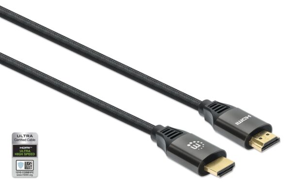 Cavo HDMI con Ethernet ad Altissima Velocità Certificato 8K@60Hz eARC 3 metri - immagine 3