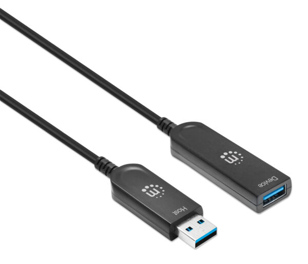 Cavo Ottico Attivo USB 3.2 Gen 2 SuperSpeed+ Active Optical Cable USB A M/F 10 metri - immagine 3