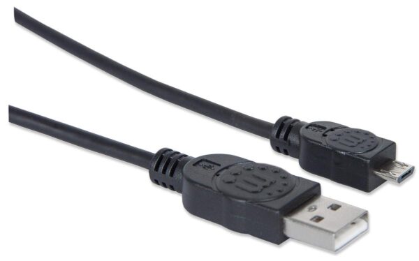 Cavo USB 2.0 Hi-Speed A maschio/Micro B maschio 1 m in Blister - immagine 3