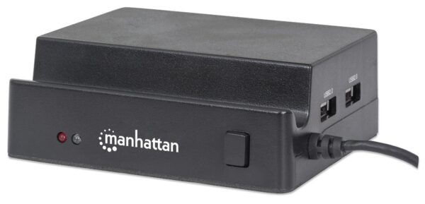 Docking Station 3 Porte USB Ricarica Smartphone e Tablet OTG Nero - immagine 3
