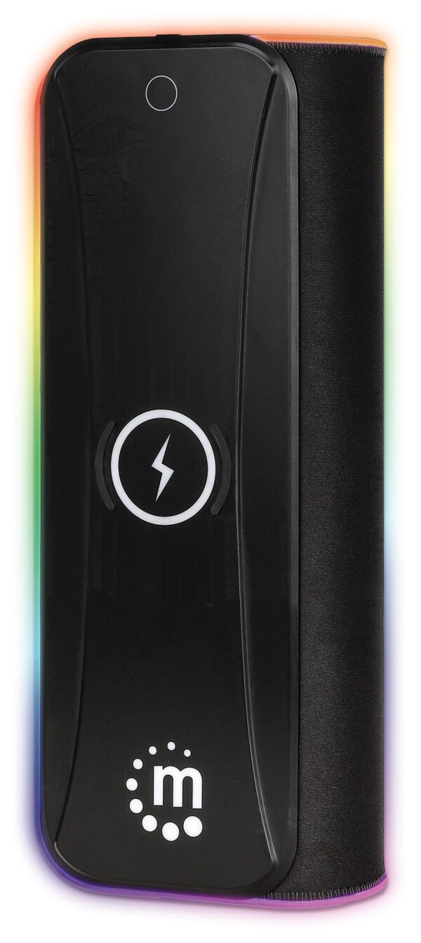 Tappetino Mouse Gaming XXL con LED RGB e Caricatore Wireless 10W - immagine 3
